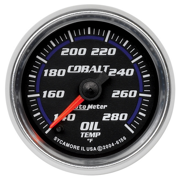 2-1/16" OIL TEMPERATURE, 140-280 F, COBALT